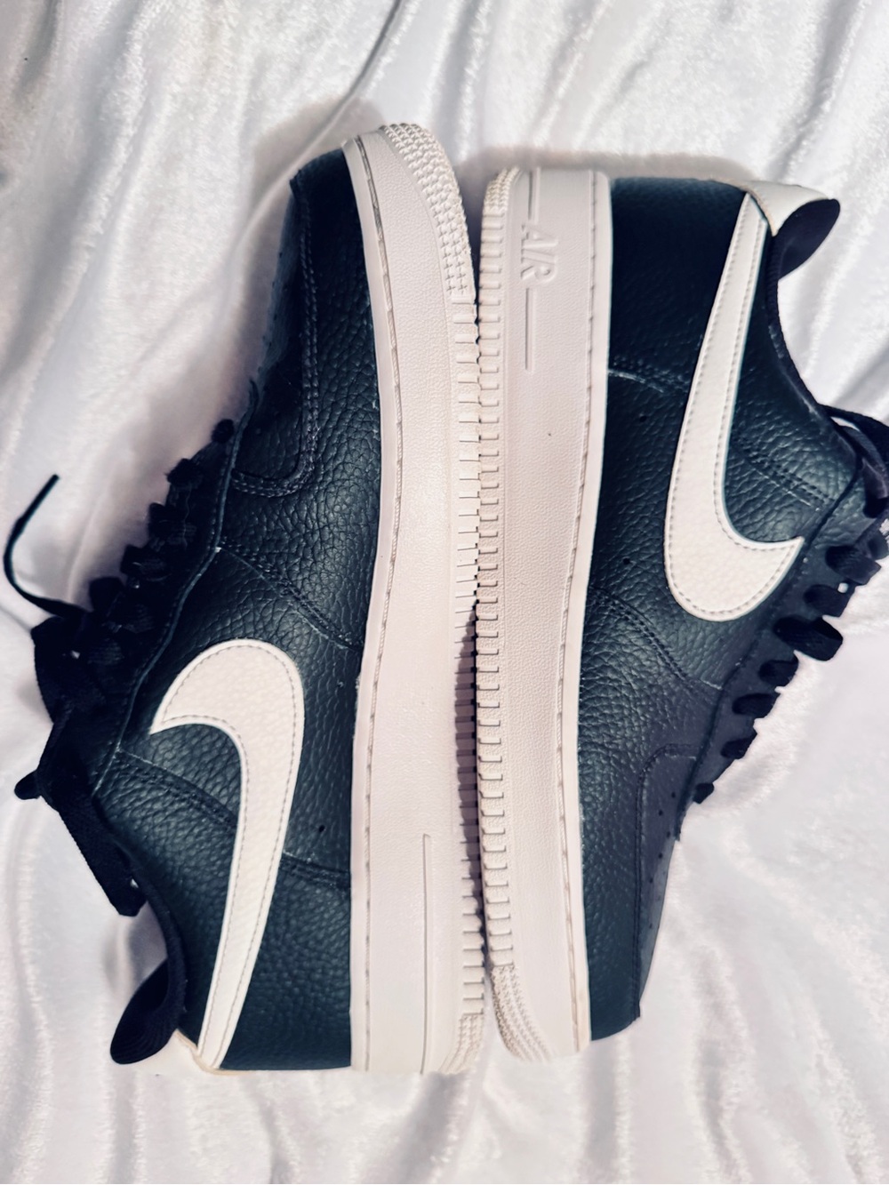 Nike Air Force 1 Low Black with White Swoosh